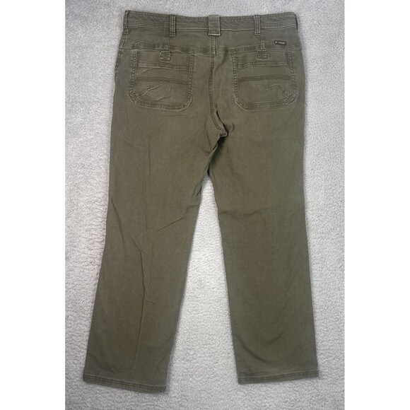 Legendary Outfitters Canvas Pant Men's 38x32 Relaxed Fit Green Cargo Work - Picture 2 of 10